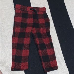 Buffalo plaid pants